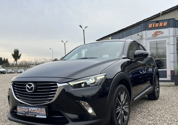 Mazda CX-3 cena 65500 przebieg: 121700, rok produkcji 2016 z Zielona Góra małe 742